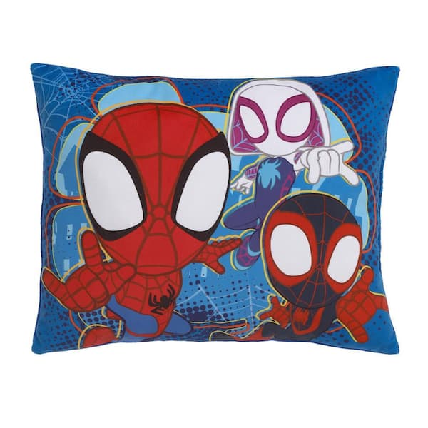 Marvel Spiderman Blue & Red Super Soft Security Baby Blanket