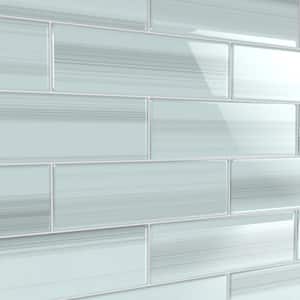 Vesper 4 in. x 12 in. Glass Tile for Kitchen Backsplash and Showers (10 sq. ft./per Box)