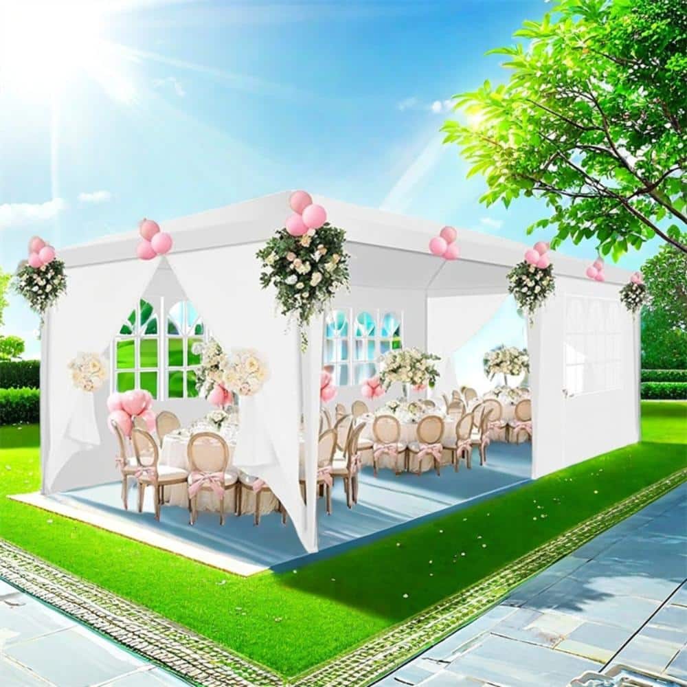 10x20 FT Canopy Party Tent with 4/6/8 Removable Sidewalls, Waterproof Outdoor Shelter price history on PriceWatchPro