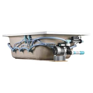 Lifetime Cadet EverClean 72 in. x 36 in. Whirlpool Tub with Reversible Drain in White