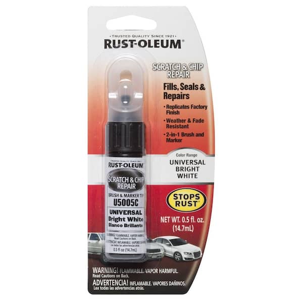 Rust-Oleum Automotive 0.5 oz. Universal Bright White Scratch & Chip Repair Marker (6-Pack)