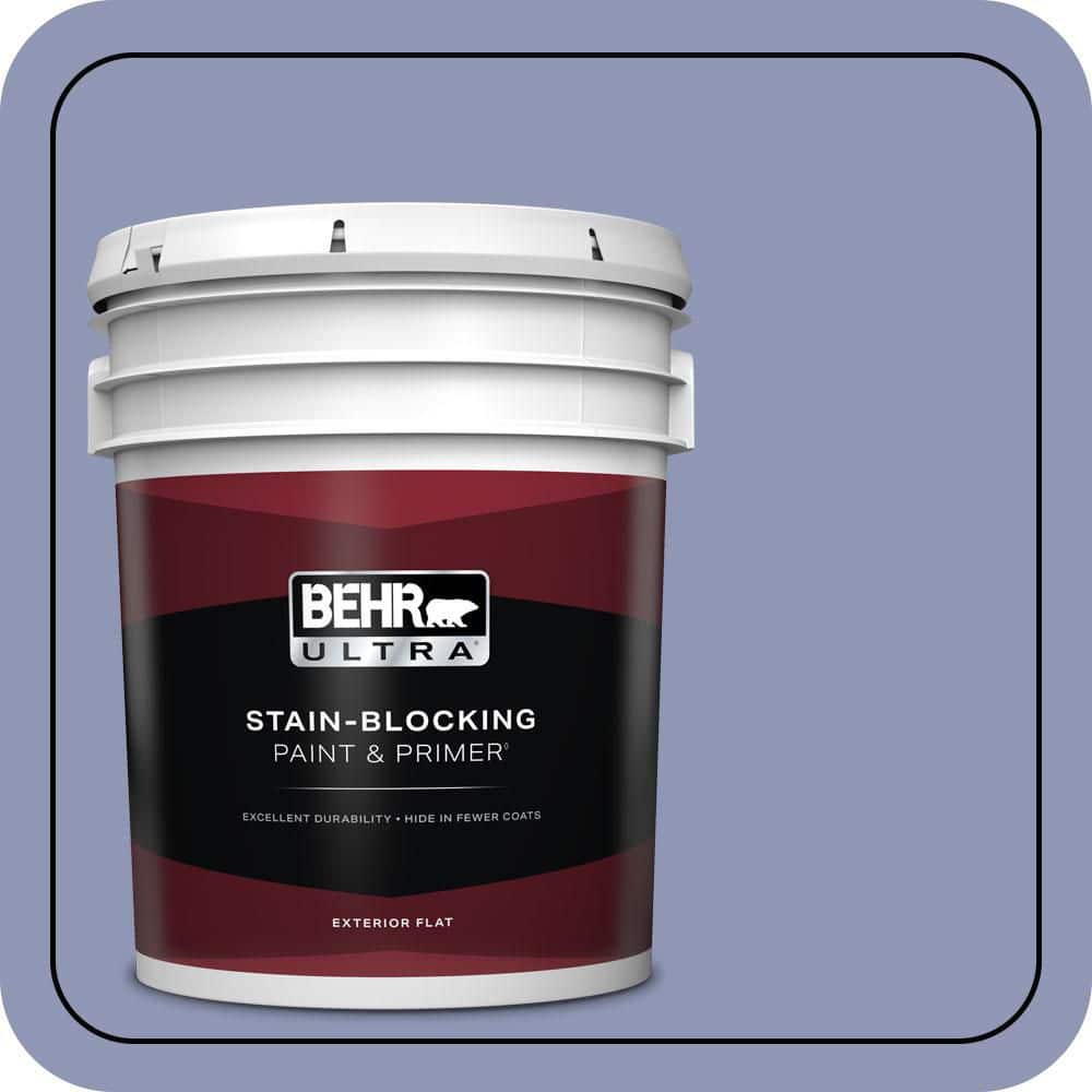 5 gal. #S540-4 Vintage Ribbon Flat Exterior Paint & Primer product image for price tracking