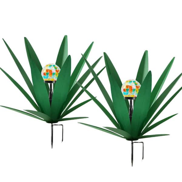 Rustic Garden Style Metal Agave Garden Sculpture