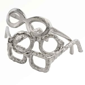 Rosemary Abstract Silver Square Spectacles Glasses