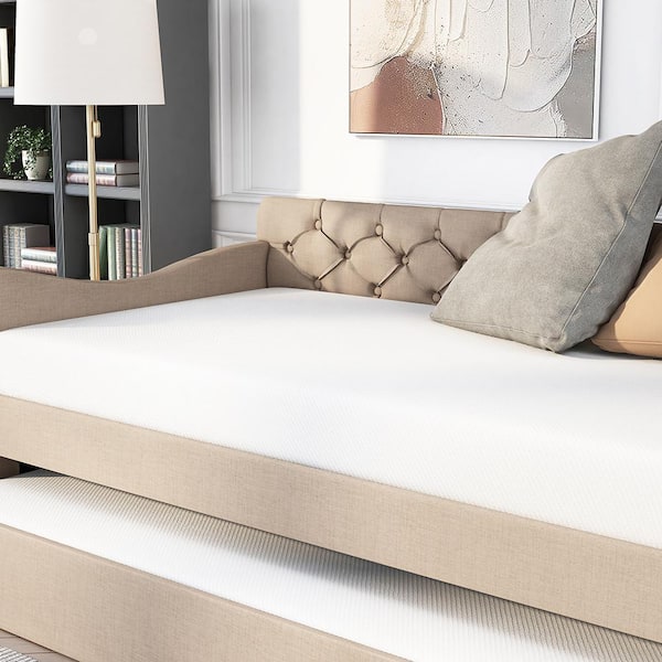 Ivory daybed deals with trundle