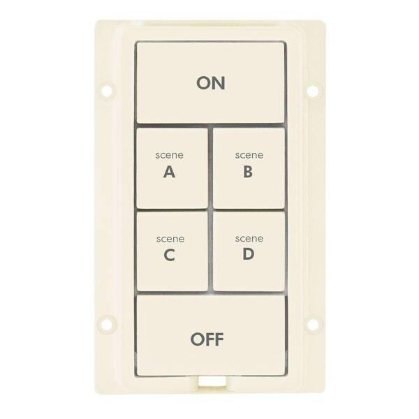 Insteon 6 Button Change Kit - Light Almond