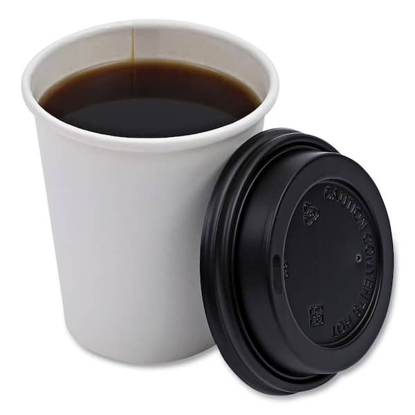 Fiber Lids for Cups, Fits 10 oz to 20 oz Cups, Natural, 1,000/Carton