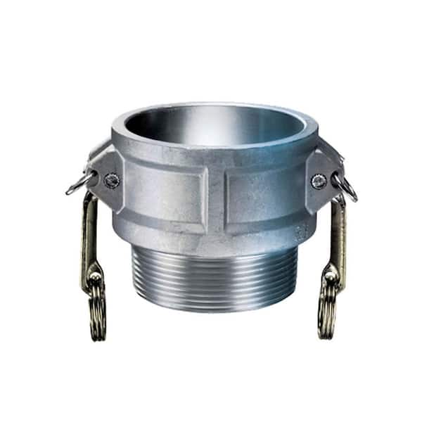 4 in. Part B Aluminum Female Coupler for Lay Flat Discharge Backwash and Suction Hoses