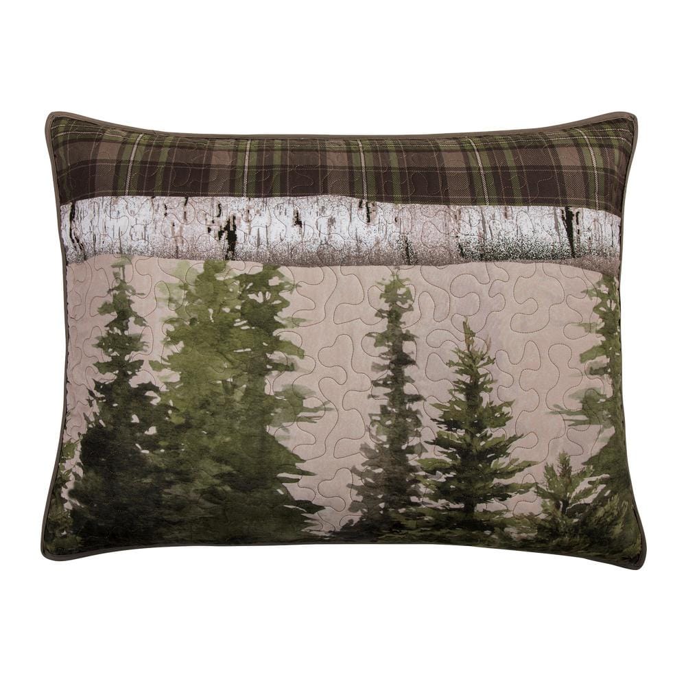 Black and Taupe Reversible Microfiber Full Quilt Set
