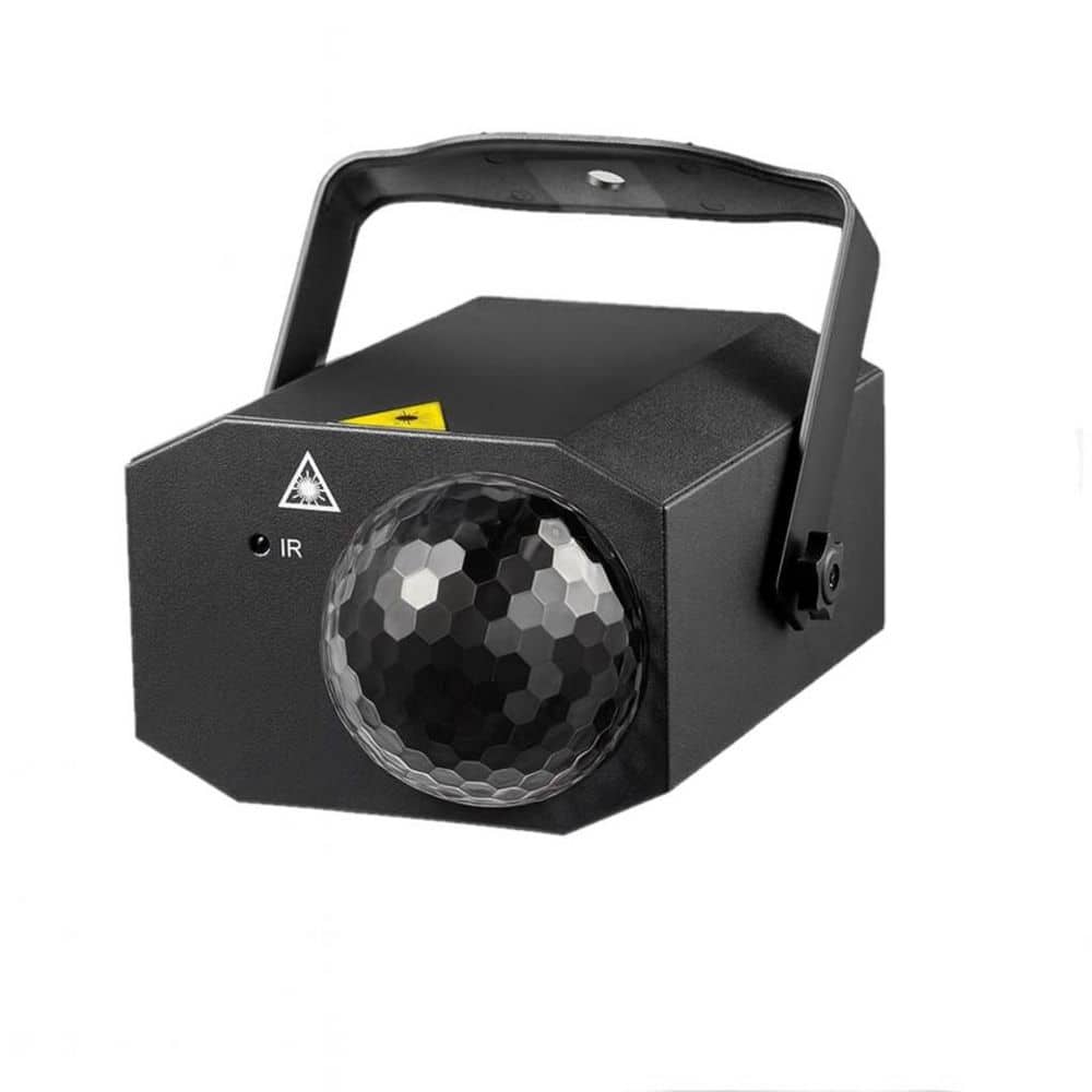 900 Lumen Black Integrated LED Floodlight, Sound Activated RGB Disco Ball Stage Light for Party, Club, or Wedding price history on PriceWatchPro