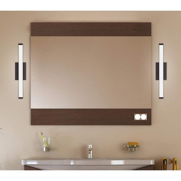 21.44 in. Bronze LED Vanity Light Bar Switchable Light Color