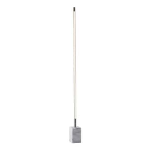 Felix 65 in. Integrated LED Brushed Steel Wall Washer Lamp