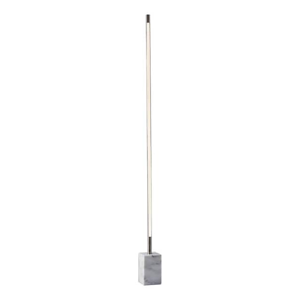 Adesso Felix 65 in. Integrated LED Brushed Steel Wall Washer Lamp