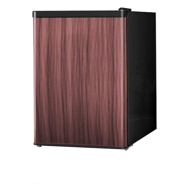Midea 2.4 cu. ft. Mini Refrigerator in Wood-Like Finish