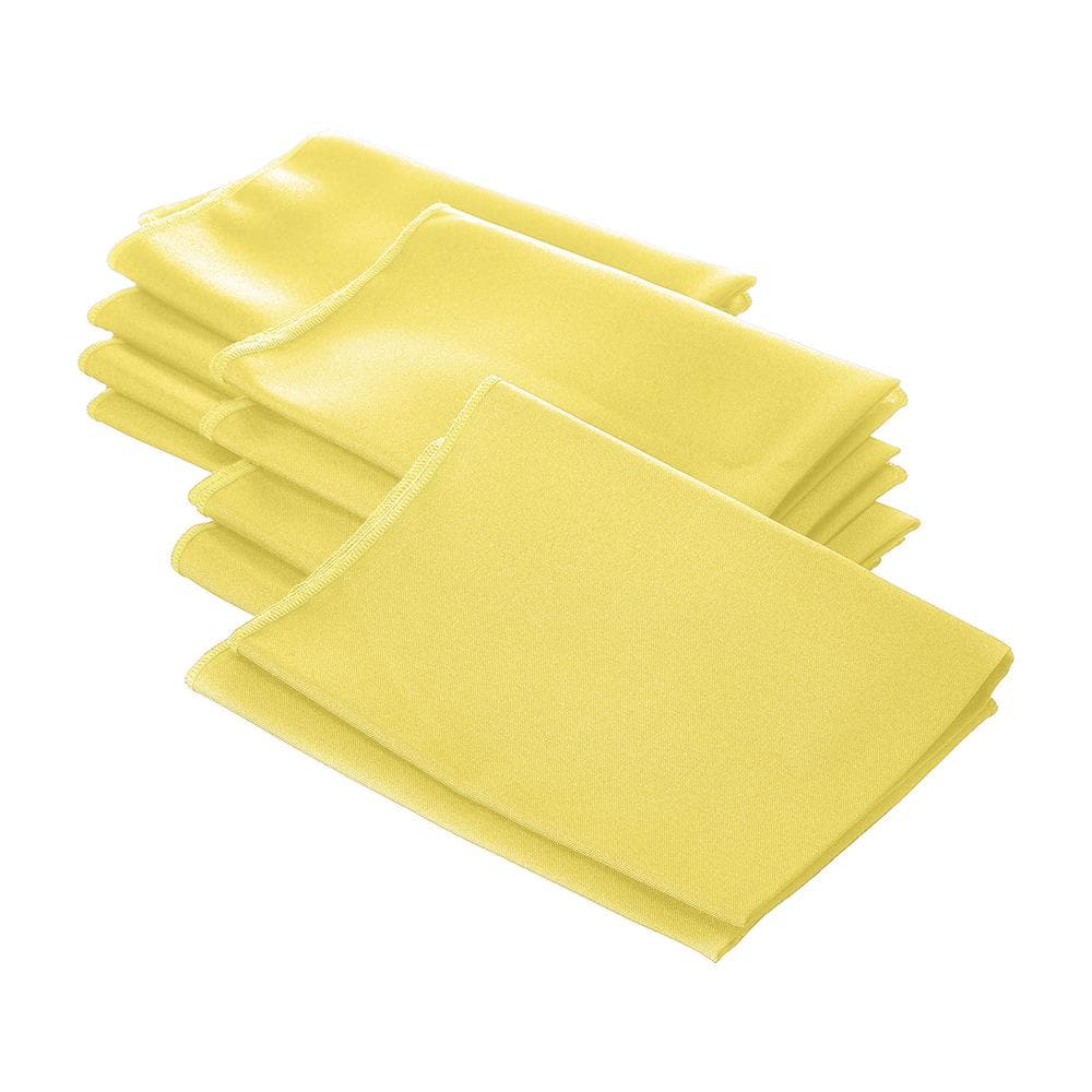 Linen Cloth Napkins in Yellow