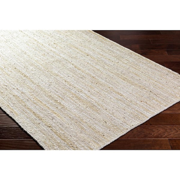 Trenzado Ivory Modern 6 ft. x 9 ft. Hand-Made Indoor Area Rug
