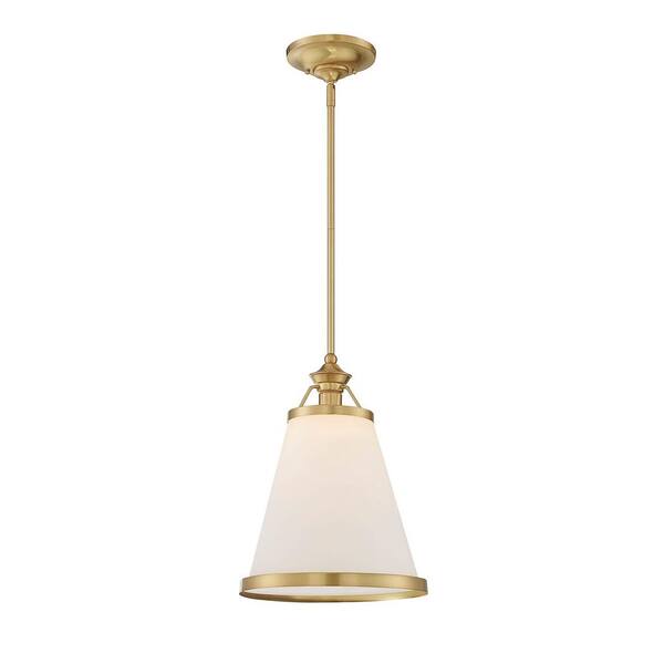 Filament Design 1-Light Warm Brass Pendant