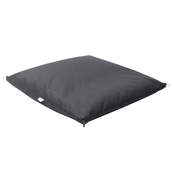 Loungie Bean Bag Chair Pouf Floor Pillow Black Linen
