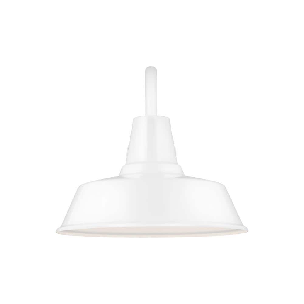 Barn Light 1-Light White Modern Farmhouse Outdoor Extra Large Wall Lantern Sconce price history on PriceWatchPro