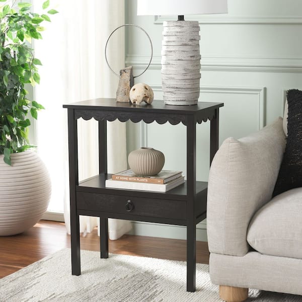 6johan WAVE SIDE TABLE クリアブラック 机・テーブル 6johan WAVE SIDE TABLE クリアブラック