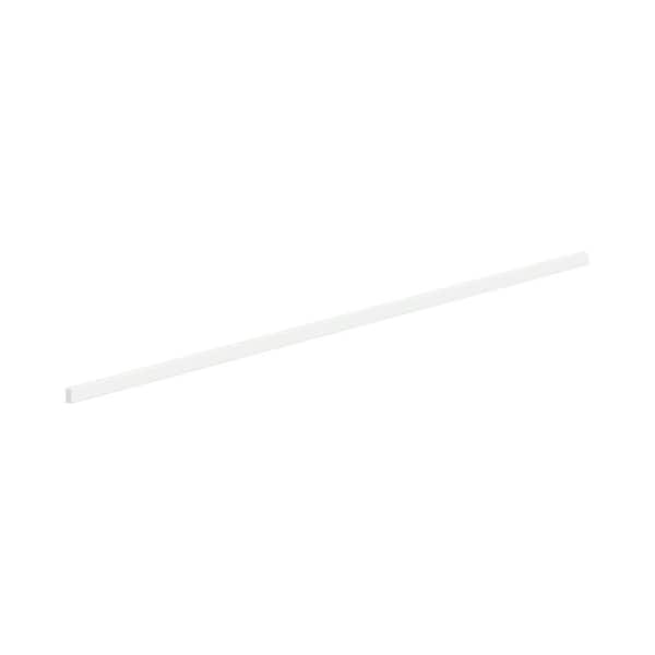 Emerson Pure White Square Edge Molding (96 in. W x 1.5 in. H x 0.75 in. D)