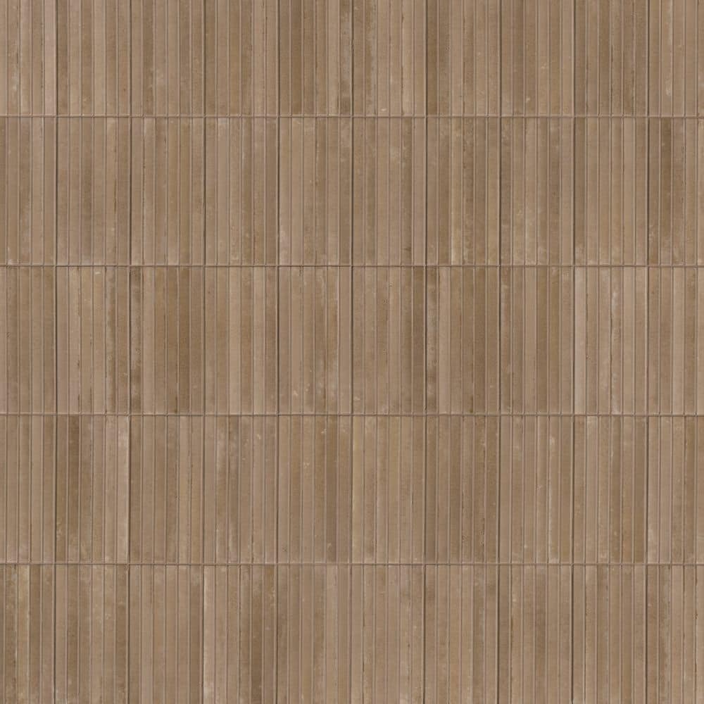 Princess Chocolate 5 in. x 10 in. Glossy Porcelain Fluted Wall Tile (8.71 sq. ft. /Case) price history on PriceWatchPro