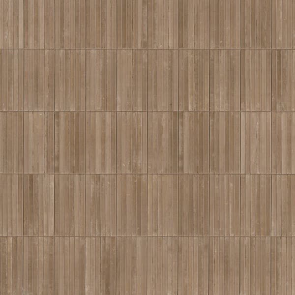 Princess Chocolate 5 in. x 10 in. Glossy Porcelain Fluted Wall Tile (8.71 sq. ft. /Case)