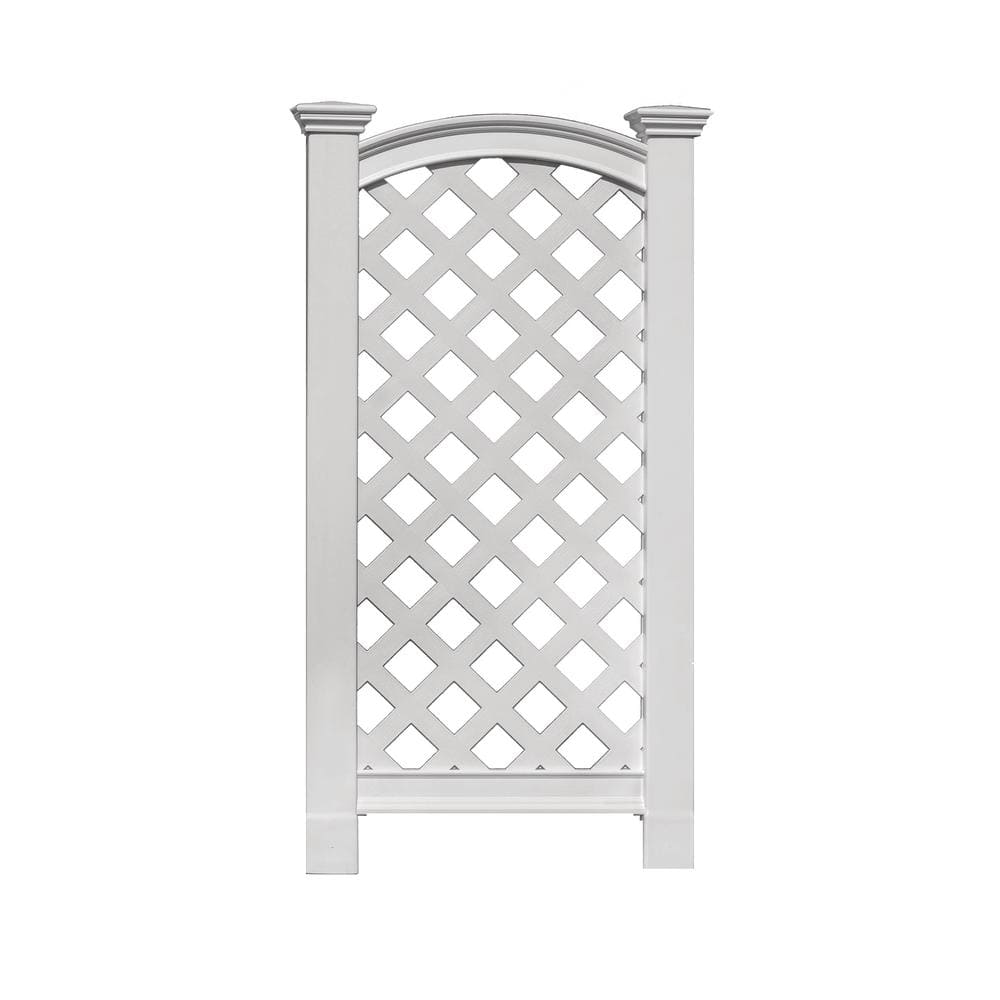 "27""L x 56""H Luxembourg Vinyl Privacy Screen, White, VA68199" price history on PriceWatchPro