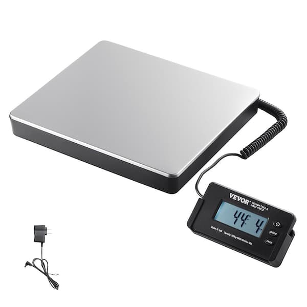 VEVOR Digital Shipping Scale 440 lbs. LCD Screen Package Food Scale with  Timer, Tare Function for Home Wired Connection FTSYSCYXBDG12YMRKV5 - The  Home Depot
