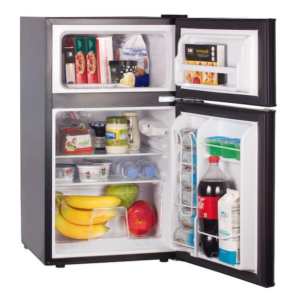 RCA 3.2 CU FT REFRIGERATOR STAINLESS STEEL