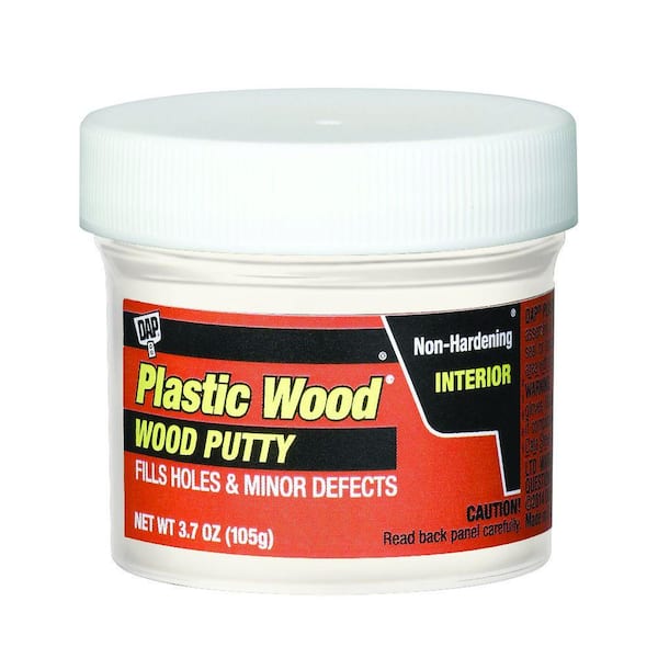 DAP Plastic Wood 3.7 oz. White Wood Putty (6-Pack) 7079821245 - The Home  Depot