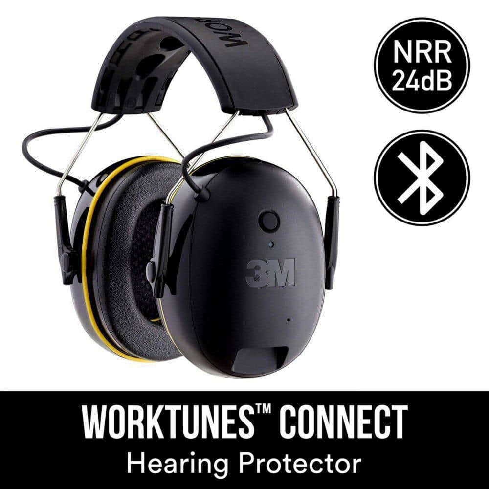 3M WorkTunes Connect Hearing Protector with Bluetooth Technology 90543H1-DC-PS - The Home