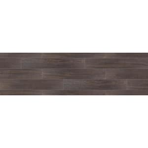 Emerson Wood Brazilian Walnut 8 in. x 47 in. Color Body Porcelain Floor and Wall Tile (15.18 sq. ft/case)
