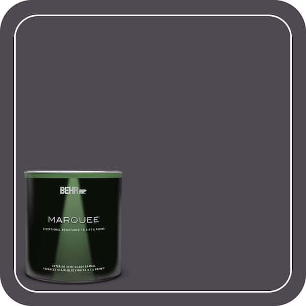 BEHR MARQUEE 1 qt. #MQ5-01 Extravagance Semi-Gloss Enamel Exterior Paint & Primer