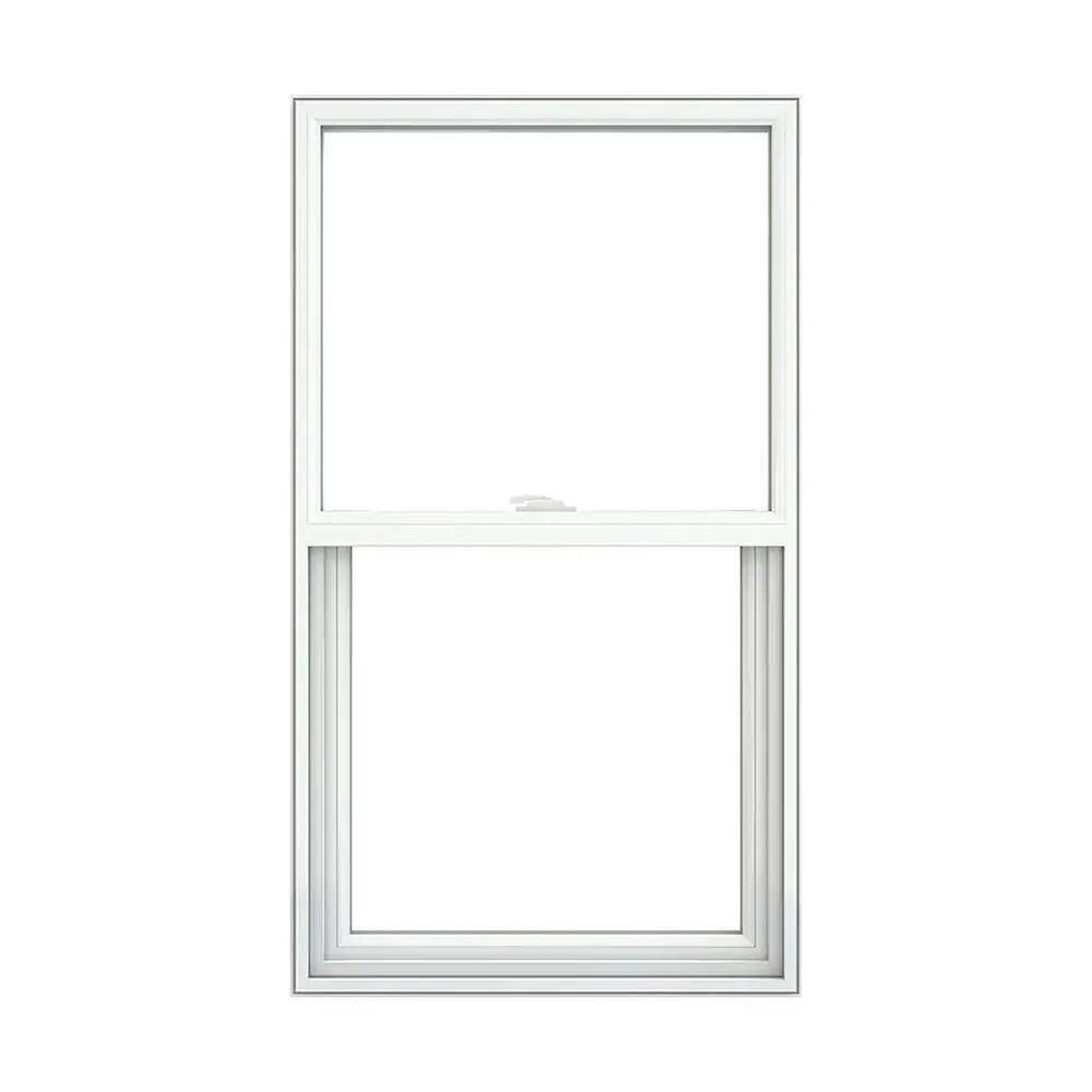 V-2500 28.25 in. x 58 in. White Vinyl Pocket Frame Single Hung Tilt Window with Low E, Argon, Screen, and No Grids price history on PriceWatchPro