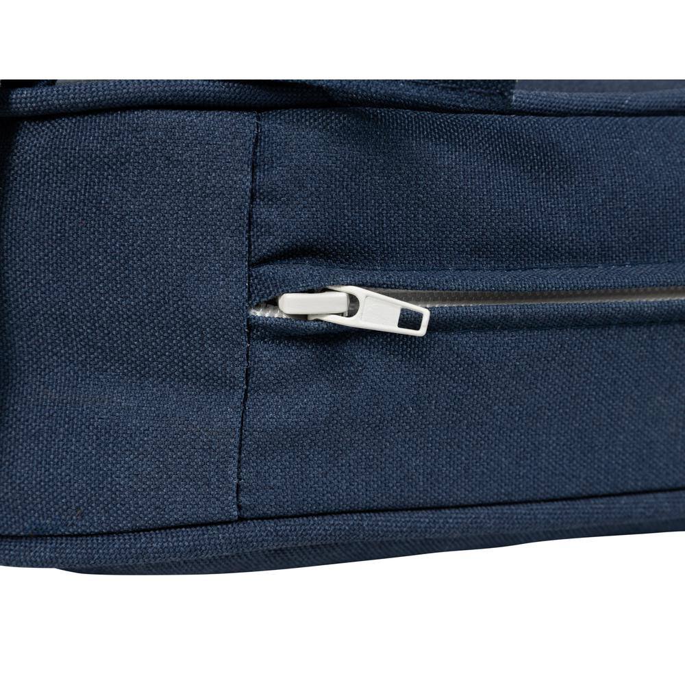 Navy Blue All-Weather Outdoor Seat Cushion Set