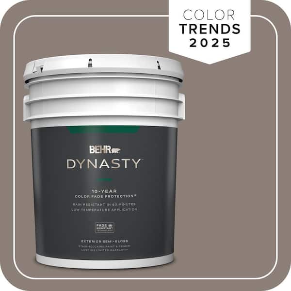 BEHR DYNASTY 5 gal. Home Decorators Collection #HDC-NT-27B Wild Truffle Semi-Gloss Enamel Exterior Stain-Blocking Paint & Primer