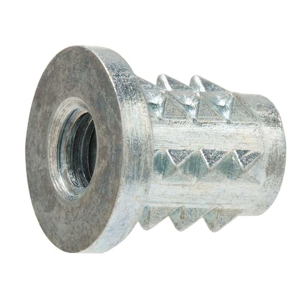 Everbilt 1/4 in.-20 tpi x 12.5 mm Zinc Type B Insert Nut Screw (4-Pack)