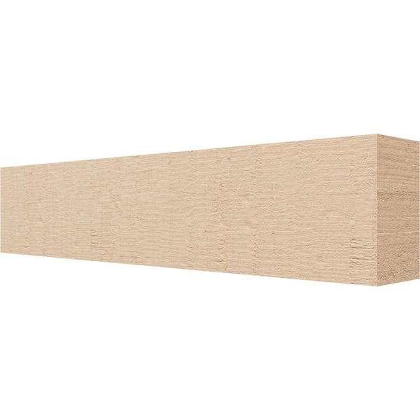 Ekena Millwork 4-in. x 6-in. x 28-in. Block Woodgrain, Primed Tan Timberthane Polyurethane Rafter Tail Brace
