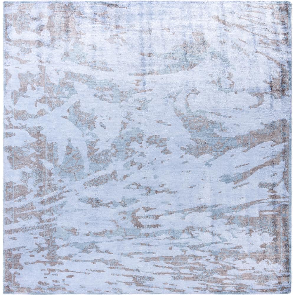 Modern-Contemporary Purple 8 X 10 Hand-Knotted Silk Indoor Area Rug price history on PriceWatchPro