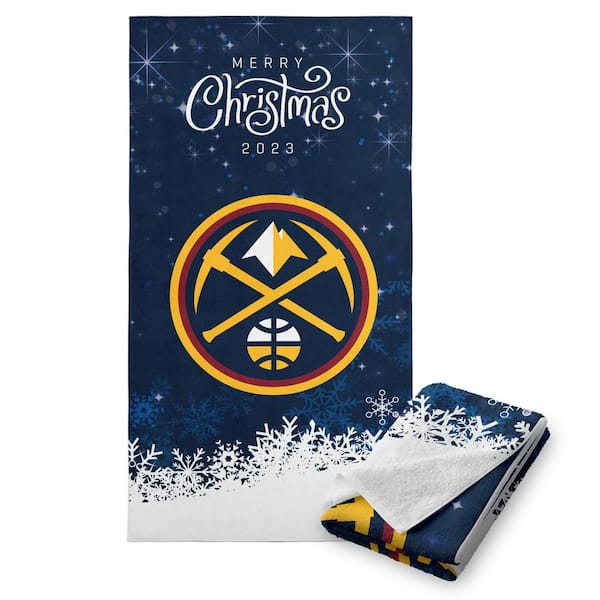 THE NORTHWEST GROUP NBA Christmas 2023 Nuggets Printed Multicolor Beach Towel