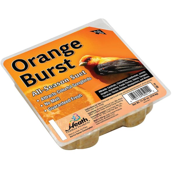 Heath 11.25 oz. Orange Burst Suet Cake