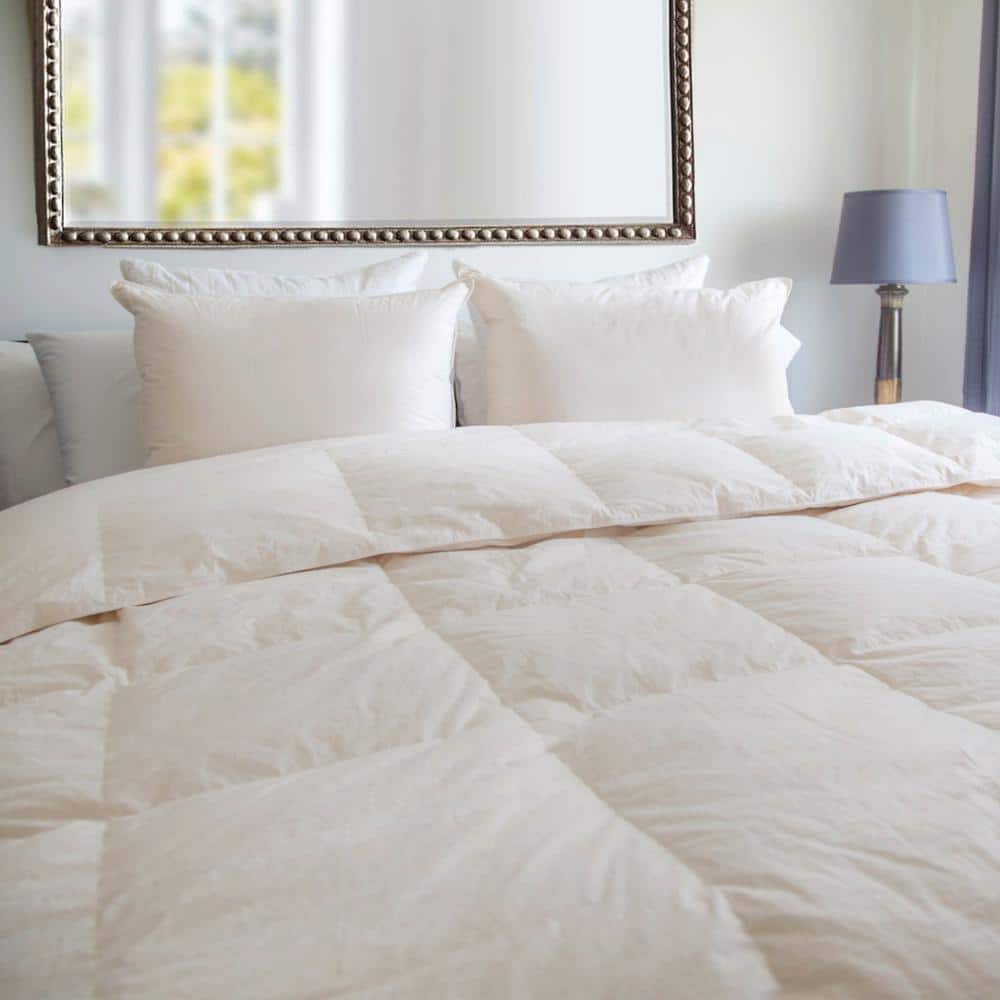 King Size Natural Organic Cotton Down-Alternative Comforter
