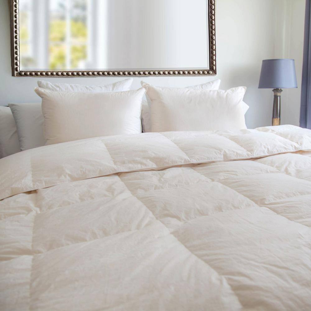 Weatherproof VINTAGE White Natural Organic Cotton Down-Alternative King Comforter - 2