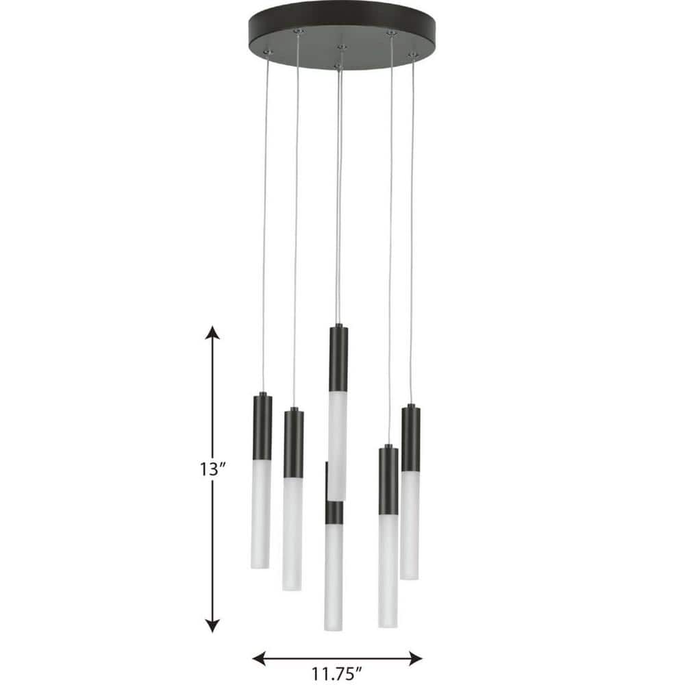 Kylo 11.75 Inch Matte Black LED Pendant Light