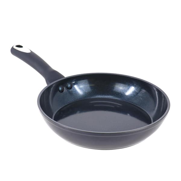 Oster Hawke 8 Inch Ceramic Nonstick Aluminum Frying Pan In Dark Blue 985121080m The Home Depot 9302