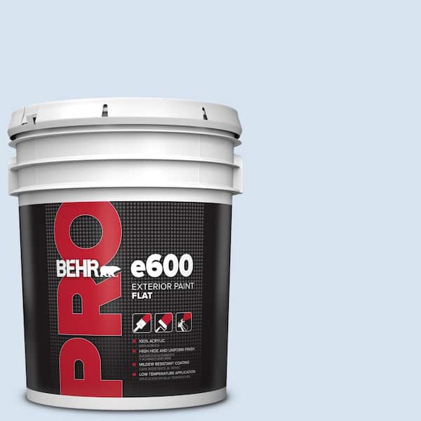 BEHR PRO 5 Gal. #PPL-23 Blooming Aster Flat Exterior Paint