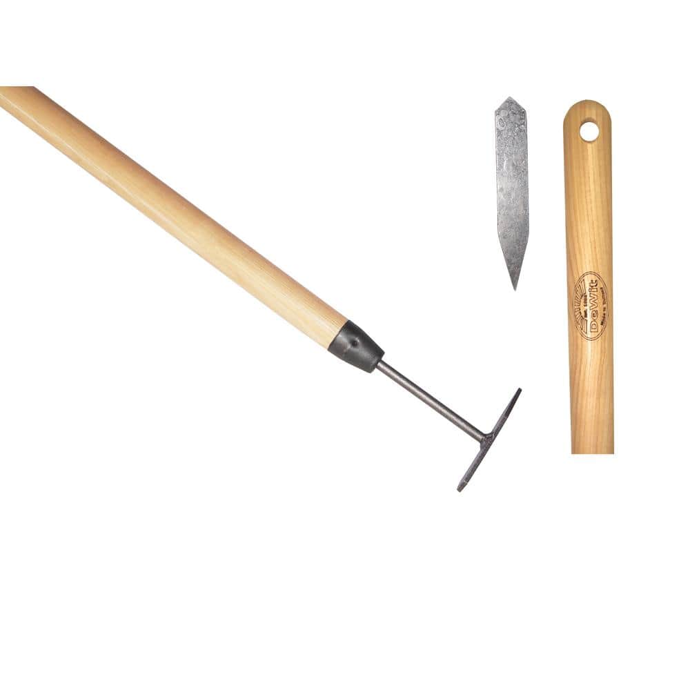 DeWit 51 in. L Handle 55 in. L VGroove Long Handle Paver Weeder Cleaner Tool 310943 The
