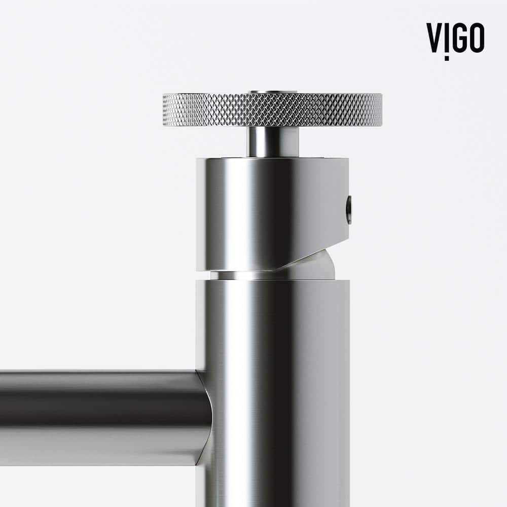 Cass Brushed Nickel Single Handle Vessel Faucet