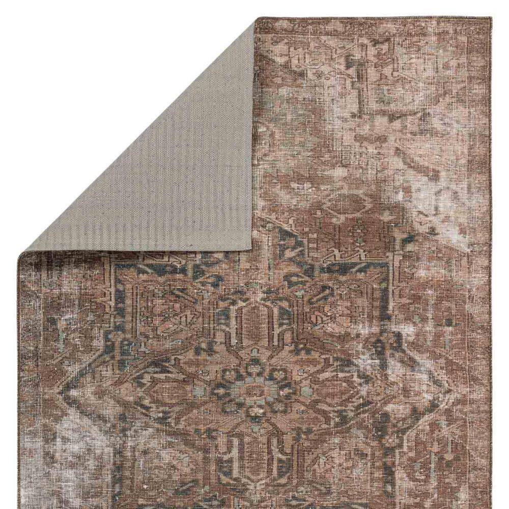 Blue Medallion Easy Care Synthetic 2'x4' Runner Rug